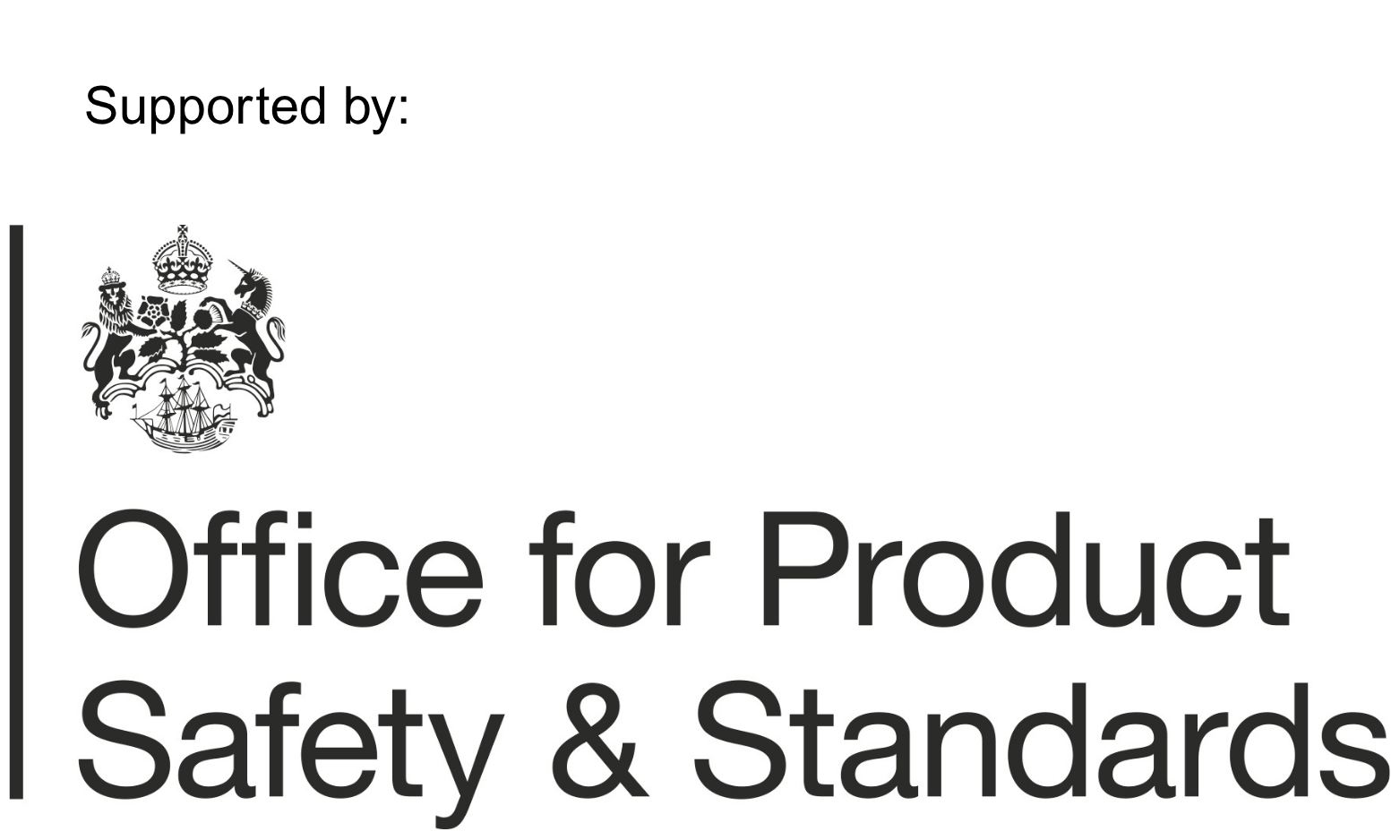 Supported by OPSS logo with black line