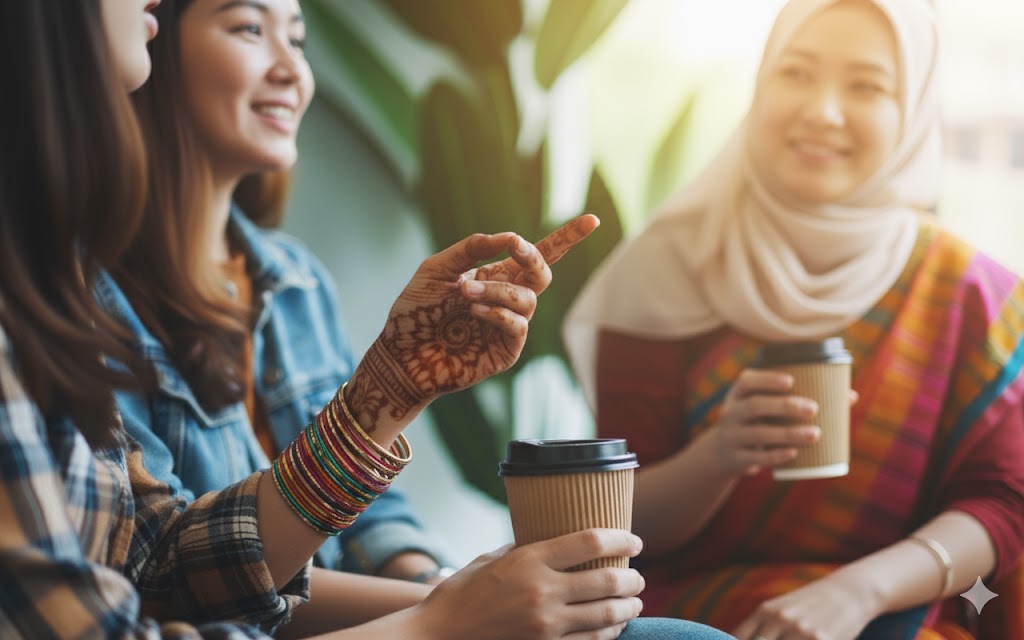 women meeting over a coffee